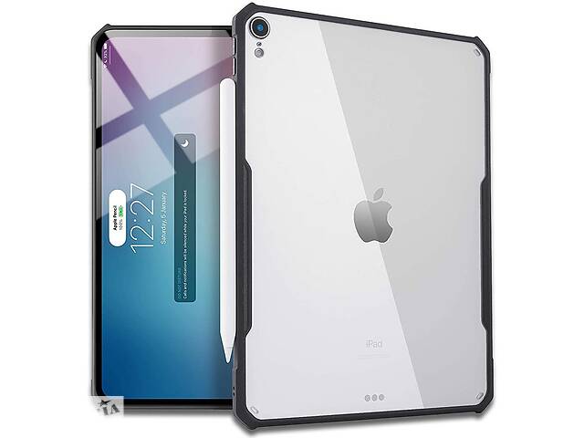 TPU+PC чехол c усиленными углами Xundd Apple iPad Pro 11' 2018 Прозрачный / Черный