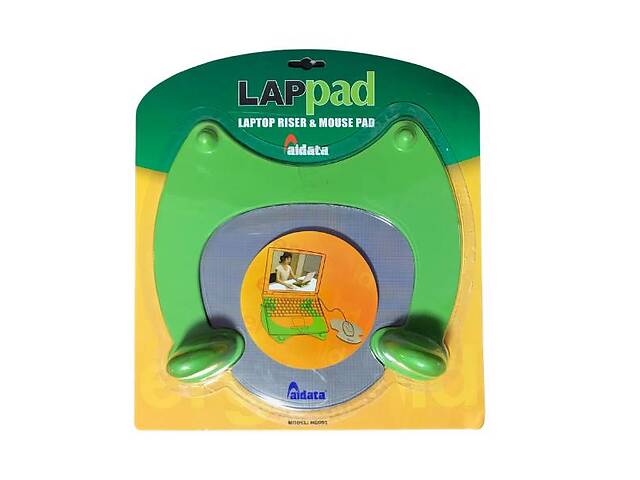 Удобная подставка для ноутбука aidata LAPpad Зеленая