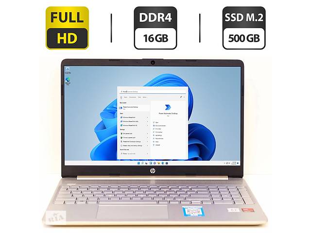 Ультабук Б-класс HP Laptop 15-ef1072wm / 15.6' (1920x1080) TN / AMD Athlon Silver 3050U (2 ядра по 2.3 - 3.2 GHz) / 1...