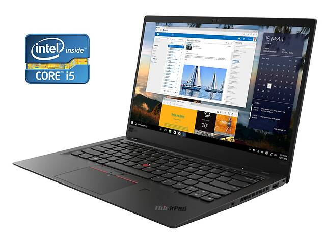 Ультрабук А класс Lenovo ThinkPad X1 Carbon Gen 6 / 14' (2560x1440) IPS / Intel Core i5-8350U (4 (8) ядра по 1.7 - 3...