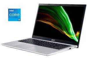 Ультрабук Acer Aspire 3 A315-58 / 15.6' (1920x1080) IPS / Intel Core i5-1135G7 (4 (8) ядра по 2.4 - 4.2 GHz) / 8 GB D...