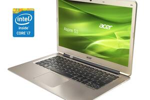 Ультрабук Acer Aspire S3 / 13.3' (1366x768) TN / Intel Core i7-2630QM (4 (8) ядра по 2.0 - 2.9 GHz) / 8 GB DDR3 / 240...