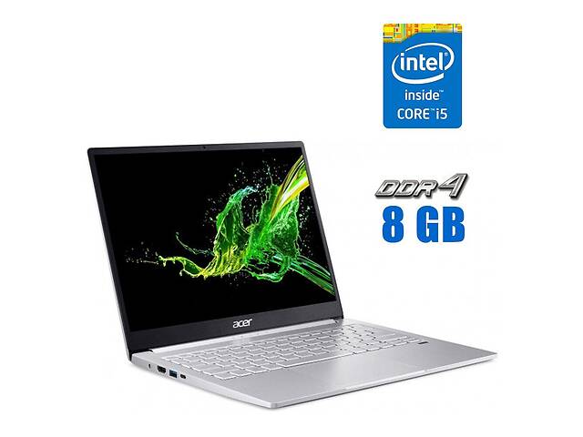Ультрабук Acer Swift 3 N19H3 / 13.5' (2256x1504) IPS / Intel Core i5-1135G7 (4 (8) ядра по 2.5 - 4.5 GHz) / 8 GB DDR4...