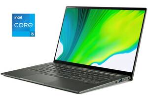 Ультрабук Acer Swift SF514-55 / 14' (1920x1080) IPS Touch / Intel Core i5-1135G7 (4 (8) ядра по 2.4 - 4.2 GHz) / 8 GB...