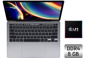 Ультрабук Apple MacBook Air 13 (2020) / 13.3' (2560x1600) IPS / Apple M1 (8 ядер по 3.2 GHz) / 8 GB DDR4 / 256 GB SSD...