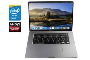 Ультрабук Apple MacBook Pro 16 2019 A2141 / 16' (3072x1920) IPS / Intel Core i7-9750H (6 (12) ядер по 2.6 - 4.5 GHz)...