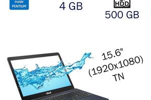 Ультрабук Asus E502N/ 15.6' (1920x1080)/ Pentium N4200/ 4GB RAM/ 500GB HDD/ HD