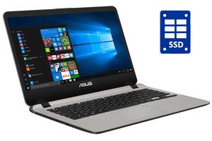 Ультрабук Asus F407UA / 14' (1920x1080) IPS / Intel Core i3-6006U (2 (4) ядра по 2.0 GHz) / 8 GB DDR3 / 256 GB SSD /...
