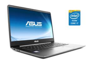 Ультрабук Asus ZenBook UX430U / 14' (1920x1080) IPS / Intel Core i7-8650U (4 (8) ядра по 1.9 - 4.2 GHz) / 8 GB DDR3 /...