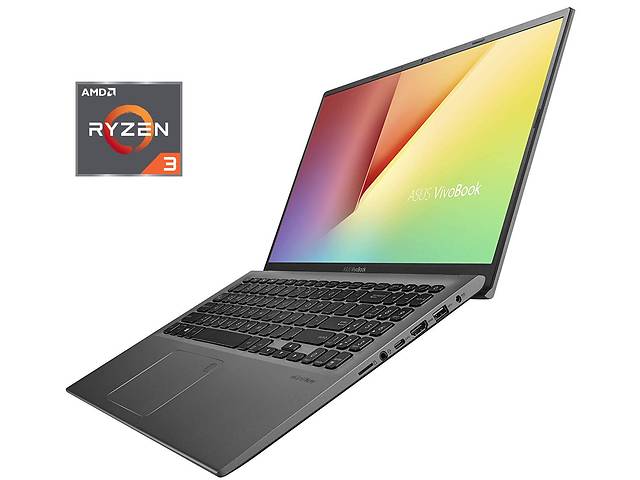 Ультрабук Б-класс Asus VivoBook F512DA / 15.6' (1920x1080) TN / AMD Ryzen 3 3200U (2 (4) ядра по 2.6 - 3.5 GHz) / 4 G...