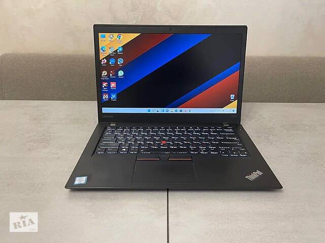Б/у Ультрабук Lenovo ThinkPad T470s 14' 1920x1080| Core i5-6300U| 8 GB RAM| 256 GB SSD| HD 520