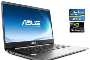 Ультрабук Б-класс Asus Zenbook UX430U / 14' (1920x1080) IPS / Intel Core i5-8250U (4 (8) ядра по 1.6 - 3.4 GHz) / 8 G...