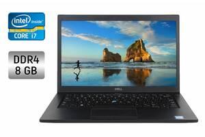 Ультрабук Б-класс Dell Latitude 7480 / 14' (1366x768) TN / Intel Core i7-6600U (2 (4) ядра по 2.6 - 3.4 GHz) / 8 GB D...