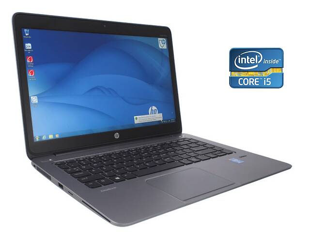 Ультрабук Б-класс HP EliteBook Folio 1040 G1 / 14' (1920x1080) IPS / Intel Core i5-4300U (2 (4) ядра по 1.9 - 2.9 GHz...