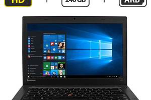 Ультрабук Б-класс Lenovo ThinkPad T460/ 14' (1920x1080) IPS/ i5-6200U/ 8GB RAM/ 240GB SSD/ HD 520/ Два АКБ