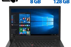 Ультрабук Б-класс Lenovo ThinkPad T480 / 14' (1920x1080) IPS Touch / Intel Core i5-8350U (4 (8) ядра по 1.7 - 3.6 GHz...