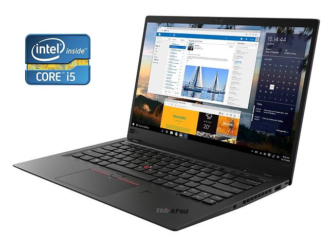 Ультрабук Б-класс Lenovo ThinkPad X1 Carbon Gen 6 / 14' (1920x1080) IPS Touch / Intel Core i5-8350U (4 (8) ядра по 1...