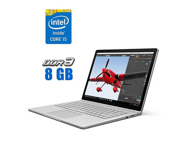 Ультрабук Б-класс Microsoft Surface Book / 13.5' (3000x2000) IPS Touch / Intel Core i5-6300U (2 (4) ядра по 2.4 - 3.0...