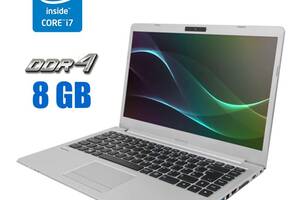 Ультрабук Clevo N141ZU / 14' (1920x1080) IPS / Intel Core i7-8565U (4 (8) ядра по 1.8 - 4.6 GHz) / 8 GB DDR4 / 240 GB...