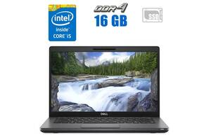 Ультрабук Dell Latitude 5400 / 14' (1920x1080) IPS / Intel Core i5-8365U (4 (8) ядра по 1.6 - 4.1 GHz) / 16 GB DDR4 /...