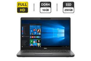 Ультрабук Dell Latitude 5400 / 14' (1920x1080) IPS / Intel Core i5-8365U (4 (8) ядра по 1.6 - 4.1 GHz) / 16 GB DDR4 /...