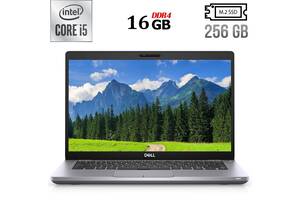 Ультрабук Dell Latitude 5410 / 14' (1920x1080) IPS Touch / Intel Core i5-10310U (4 (8) ядра по 1.7 - 4.4 GHz) / 16 GB...