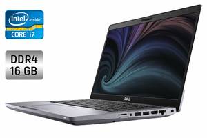 Ультрабук Dell Latitude 5411 / 14' (1920x1080) IPS / Intel Core i7-10850H (6 (12) ядер по 2.7 - 5.1 GHz) / 16 GB DDR4...