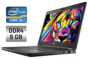 Ультрабук Dell Latitude 5480 / 14' (1366x768) TN / Intel Core i5-7300U (2 (4) ядра по 2.6 - 3.5 GHz) / 8 GB DDR4 / 25...