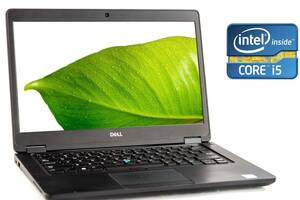Ультрабук Dell Latitude 5490 / 14' (1366x768) TN / Intel Core i5-6300U (2 (4) ядра по 2.4 - 3.0 GHz) / 8 GB DDR4 / 24...