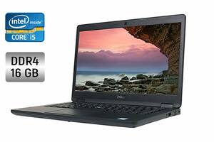 Ультрабук Dell Latitude 5490 / 14' (1920x1080) IPS / Intel Core i5-8250U (4 (8) ядра по 1.6 - 3.4 GHz) / 16 GB DDR4 /...