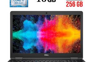 Ультрабук Dell Latitude 5590 / 15.6' (1366x768) TN / Intel Core i7-8650U (4 (8) ядра по 1.9 - 4.2 GHz) / 16 GB DDR4 /...