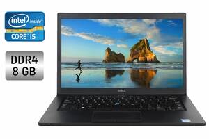 Ультрабук Dell Latitude 7480 / 14' (1920x1080) IPS / Intel Core i5-7300U (2 (4) ядра по 2.6 - 3.5 GHz) / 8 GB DDR4 /...