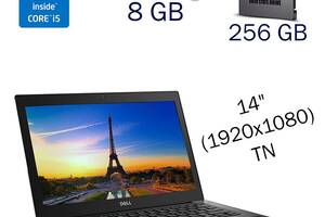 Ультрабук Dell Latitude 7480 / 14' (1920x1080) TN / Intel Core i5-7300U (2 (4) ядра по 2.6 - 3.5 GHz) / 8 GB DDR4 / 2...