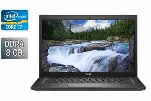 Ультрабук Dell Latitude 7490 / 14' (1920x1080) IPS / Intel Core i7-8650U (4 (8) ядра по 1.9 - 4.2 GHz) / 8 GB DDR4 /...
