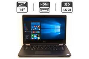 Ультрабук Dell Latitude E5470 / 14' (1366x768) TN / Intel Core i5-6300U (2 (4) ядра по 2.4 - 3.0 GHz) / 4 GB DDR4 / 1...