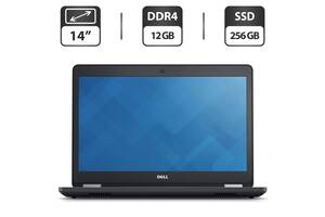 Ультрабук Dell Latitude E5470 / 14' (1366x768) TN / Intel Core i5-6300U (2 (4) ядра по 2.4 - 3.0 GHz) / 12 GB DDR4 /...