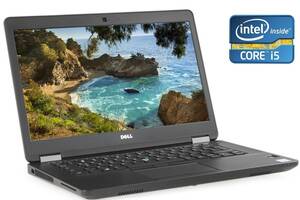 Ультрабук Dell Latitude E5470 / 14' (1920x1080) IPS / Intel Core i5-6300U (2 (4) ядра по 2.4 - 3.0 GHz) / 8 GB DDR4 /...
