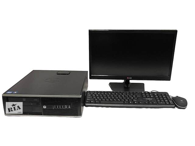 Б/у Комплект ПК: HP Compaq Elite 8300 SFF| i3-3220| 8GB RAM| 250GB HDD| HD 2500+Б-класс LG Flatron 20EN33SS-B|
