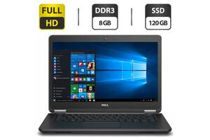 Ультрабук Dell Latitude E7450 / 14' (1920x1080) TN / Intel Core i5-5300U (2 (4) ядра по 2.3 - 2.9 GHz) / 8 GB DDR3 /...