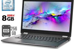 Ультрабук Dell Latitude E7470 / 14' (2560x1440) IPS Touch / Intel Core i5-6300U (2 (4) ядра по 2.4 - 3.0 GHz) / 8 GB...