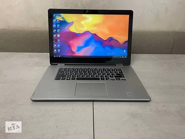 Б/у Ноутбук-трансформер Dell Inspiron 7558 15.6' 1920x1080 Сенсорный| Core i5-5200U| 8 GB RAM| 256 GB SSD| HD