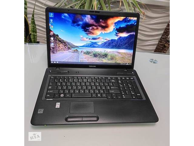 Б/у Ноутбук Б-класс Toshiba Satellite C670D 17.3' 1600x900| AMD E-300| 4 GB RAM| 500 GB HDD| Radeon HD 6310