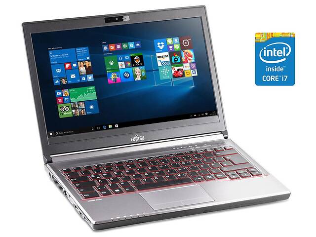 Ультрабук Fujitsu LifeBook E736 / 13.3' (1920x1080) IPS / Intel Core i7-6500U (2 (4) ядра по 2.5 - 3.1 GHz) / 8 GB DD...