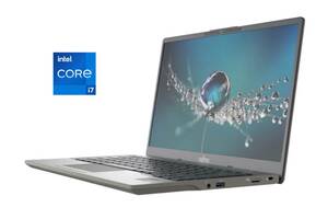 Ультрабук Fujitsu LifeBook U7411 / 14' (1920x1080) IPS / Intel Core i7-1185G7 (4 (8) ядра по 3.0 - 4.8 GHz) / 32 GB D...