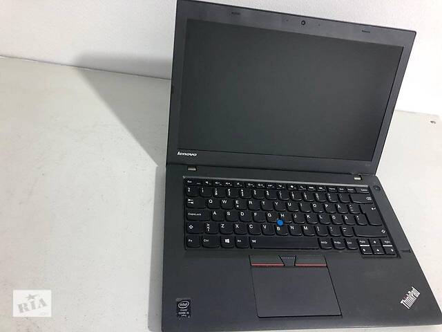 Б/у Ультрабук Б-класс Lenovo ThinkPad T450 14' 1600x900| Core i5-5300U| 8 GB RAM| 240 GB SSD| HD 5500| Две АКБ