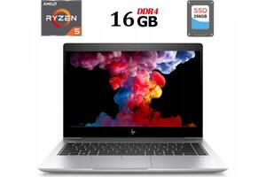 Ультрабук HP Elitebook 745 G5 / 14' (1920x1080) IPS / AMD Ryzen 5 2500U (4 (8) ядра по 2.0 - 3.6 GHz) / 16 GB DDR4 /...