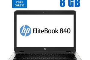 Ультрабук HP EliteBook 840 G1 / 14' (1920x1080) IPS / Intel Core i5-4200U (2 (4) ядра по 1.6 - 2.6 GHz) / 8 GB DDR3 /...