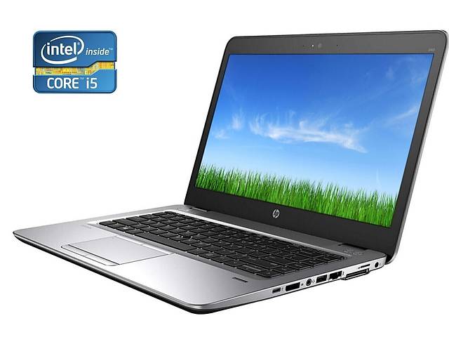 Ультрабук HP EliteBook 840 G3 / 14' (1366x768) TN / Intel Core i5-6200U (2 (4) ядра по 2.3 - 2.8 GHz) / 8 GB DDR4 / 1...