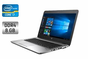 Ультрабук HP EliteBook 840 G4 / 14' (2560x1440) IPS / Intel Core i7-7500U (2 (4) ядра по 2.7 - 3.5 GHz) / 8 GB DDR4 /...