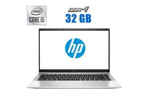 Ультрабук HP EliteBook 840 G7 / 14' (1920x1080) IPS Touch / Intel Core i5-10210U (4 (8) ядра по 1.6 - 4.2 GHz) / 32 G...